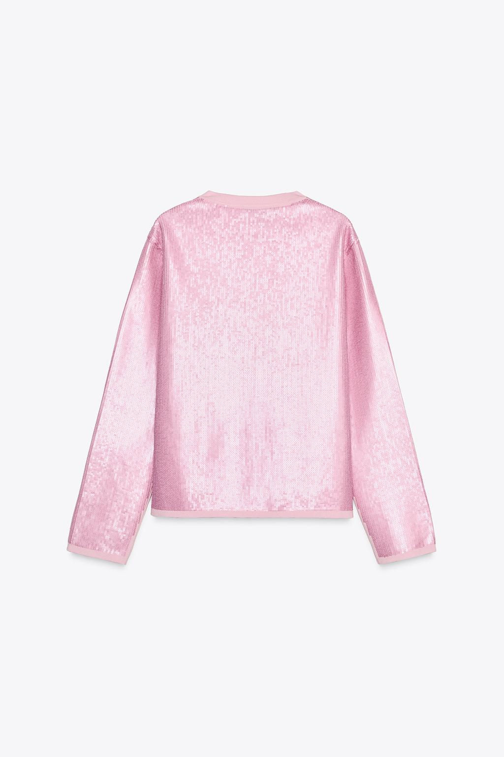 SEQUINNED KNIT CARDIGAN - Zara фото 5
