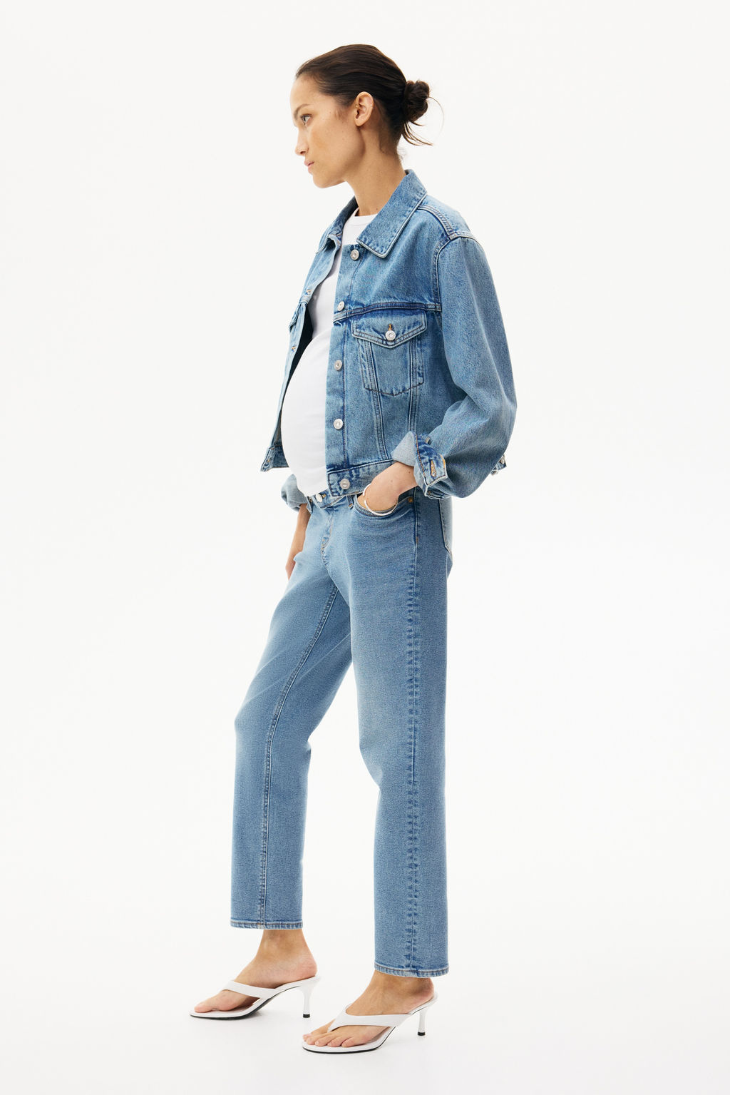MAMA Slim Ankle Jeans - H&m фото 6