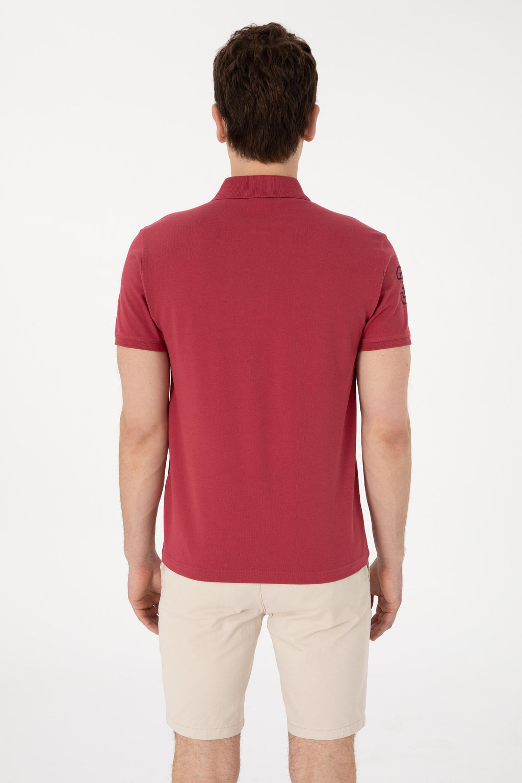 Erkek Slim Fit Polo Yaka Vi_ne Basic Ti__rt Sepette S_rpriz _ndirim - U.s. polo assn фото 5