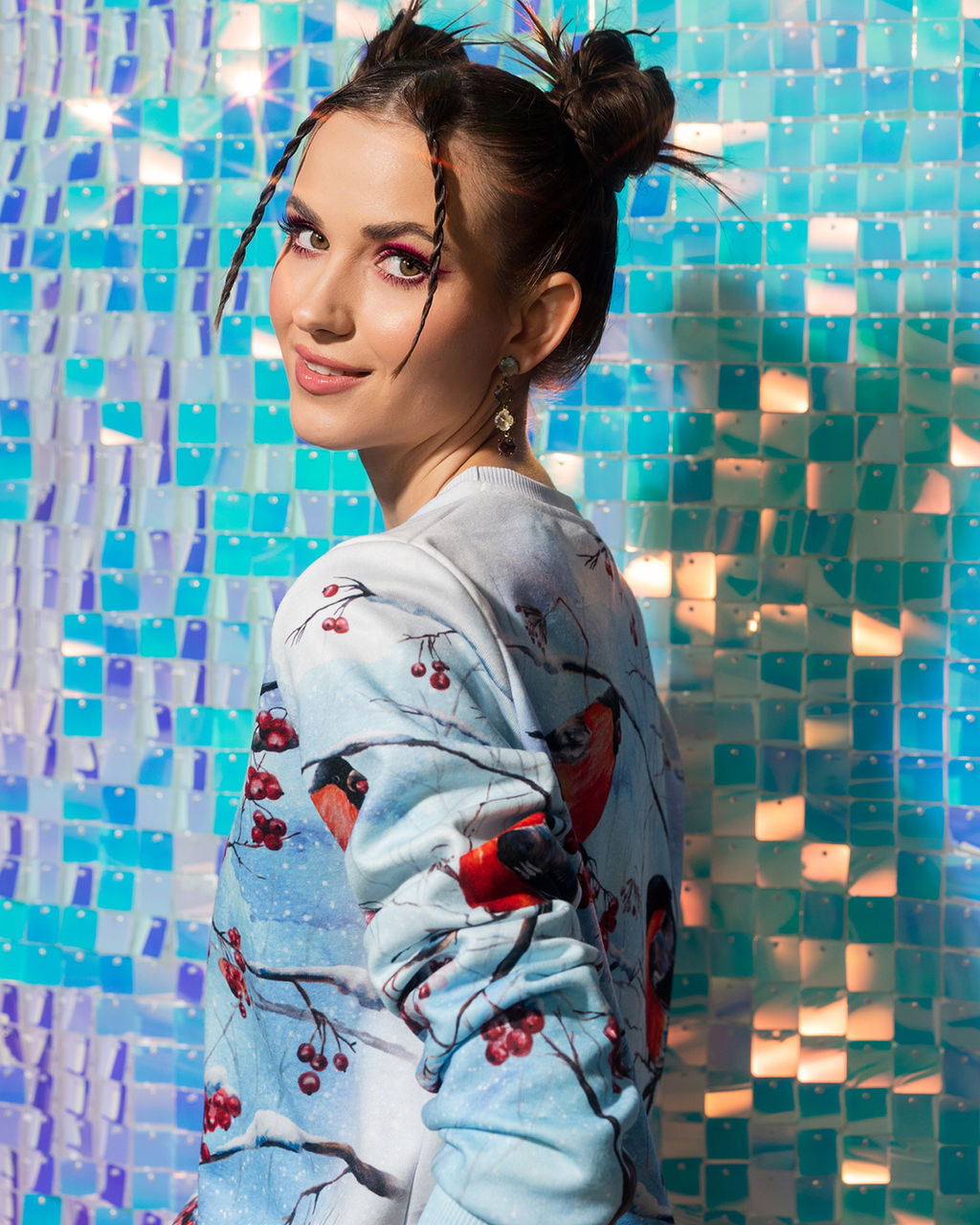 авторский свитшот с дизайнерским принтом , джемпер - Sahar art lab фото 15