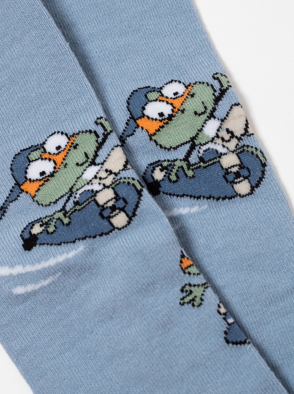 БРЕСТСКИЕ КОЛГОТКИ ДЕТСКИЕ 3280 KIDS (рисунок) СЕРО-ГОЛУБОЙ - Conte elegant фото 3