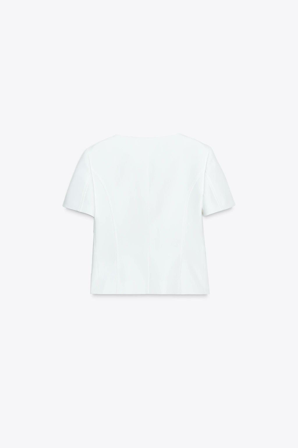 SQUARE NECK SHORT SLEEVE BLAZER - Zara фото 11