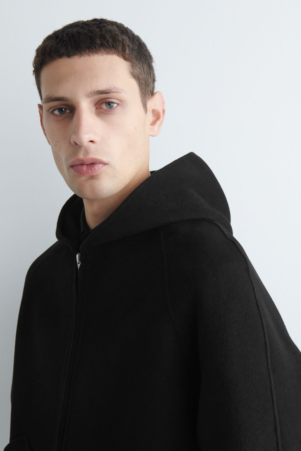 SUDADERA CON CAPUCHA Y CREMALLERA DE LANA - H&m фото 3