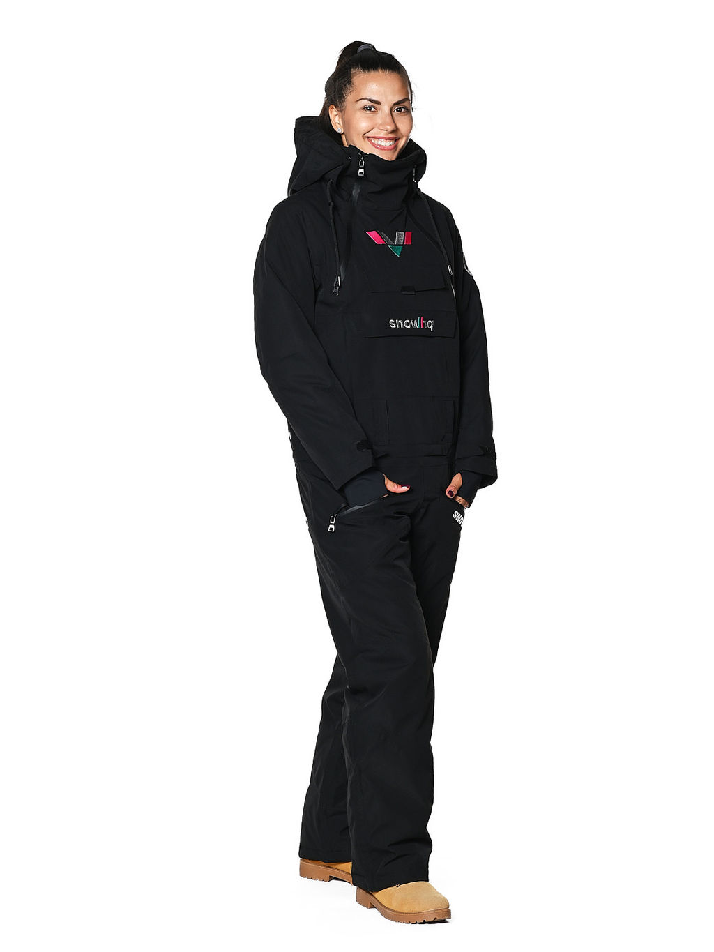 Комбинезон BB-0209 Черный - Snow headquarter фото 4