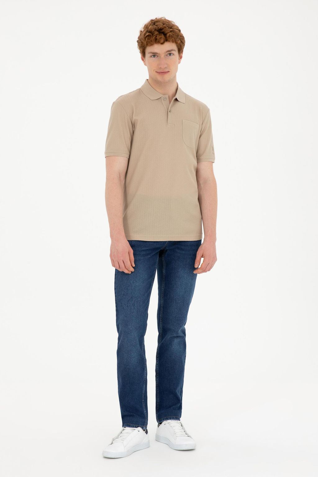 U. S. Polo Assn / Мужская футболка светло-хаки - U.s. polo assn фото 10