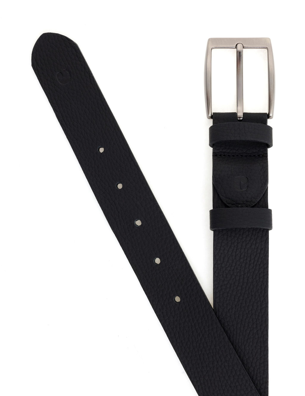 Черный джинсовый ремень