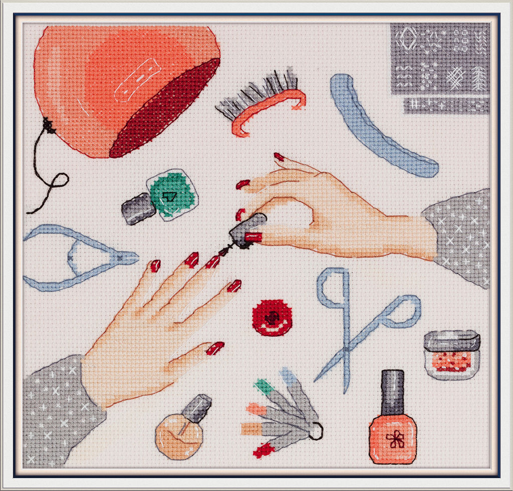 Набор для вышивания PANNA CE-7412 Маникюр 20 х 20 см