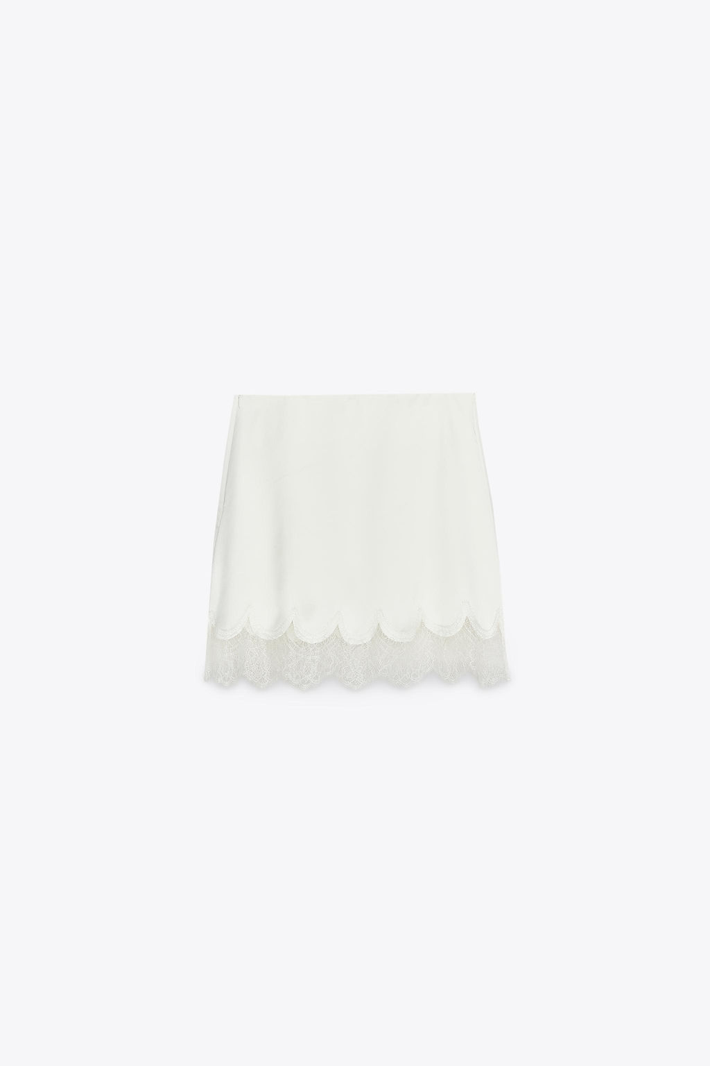 SATIN BANDEAU TOP WITH LACE - Zara фото 17