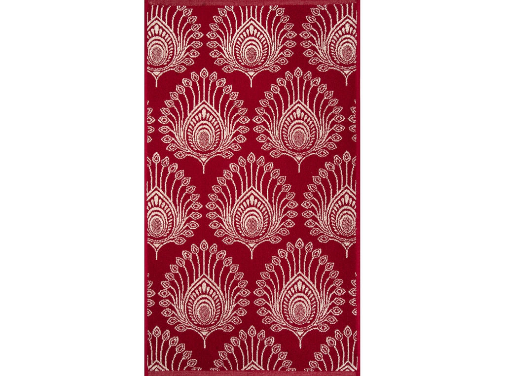 6с103.412ж1 Павлиний глаз (бордо) Полотенце махровое 50х90см