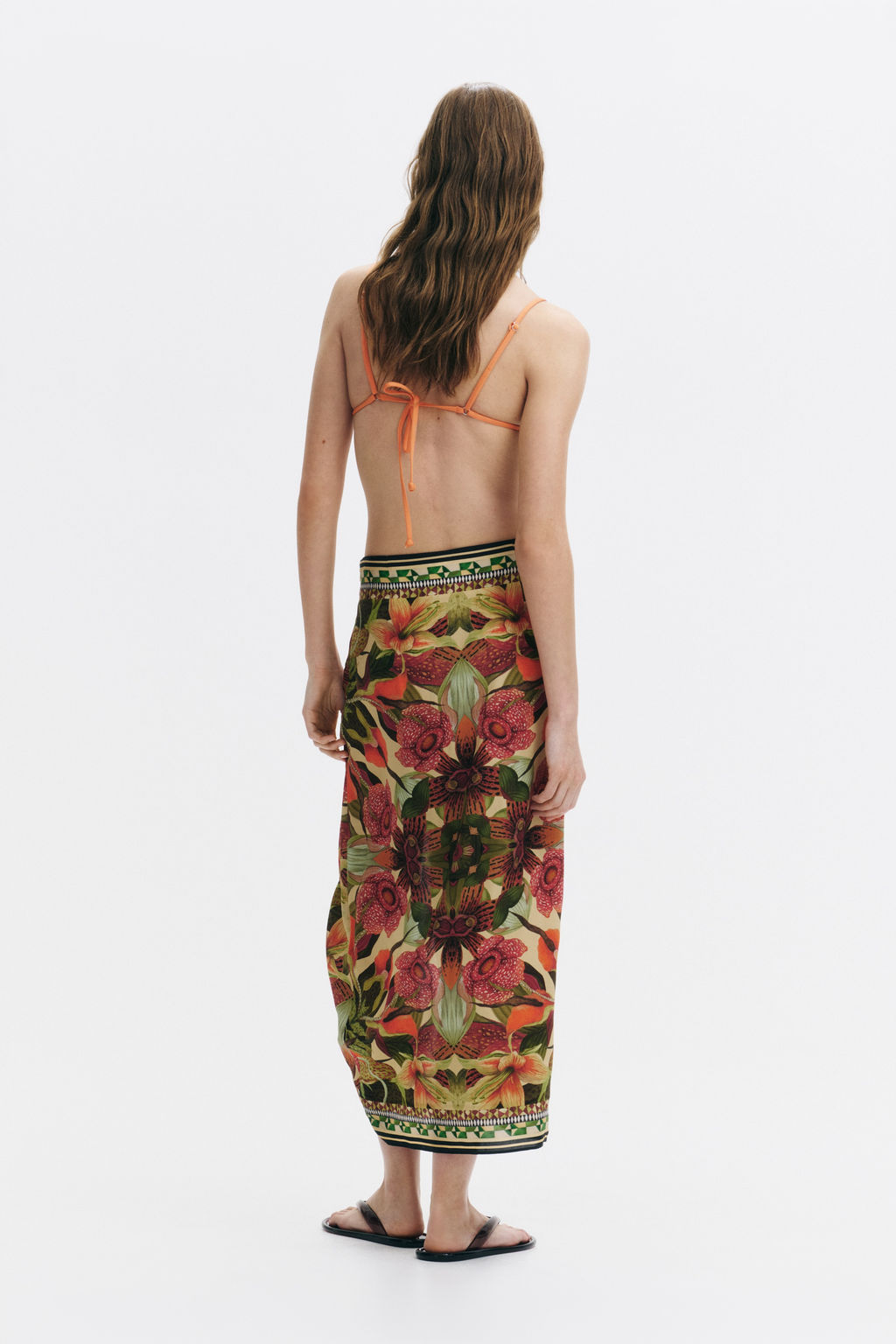 Falda midi con detalle drapeado - H&m фото 6