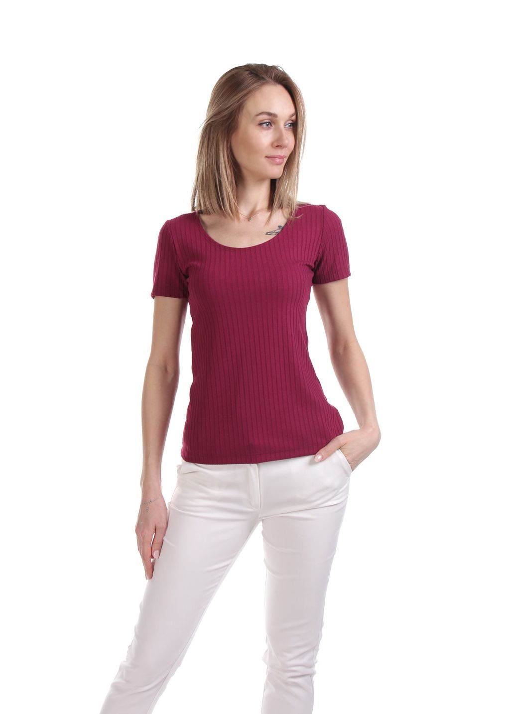 ФУТБОЛКА МА299 ВИШНЯ - Assana фото 4