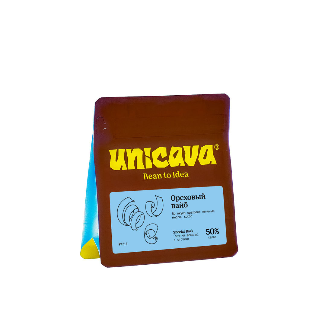 Ореховый вайб, горячий шоколад 50 %
