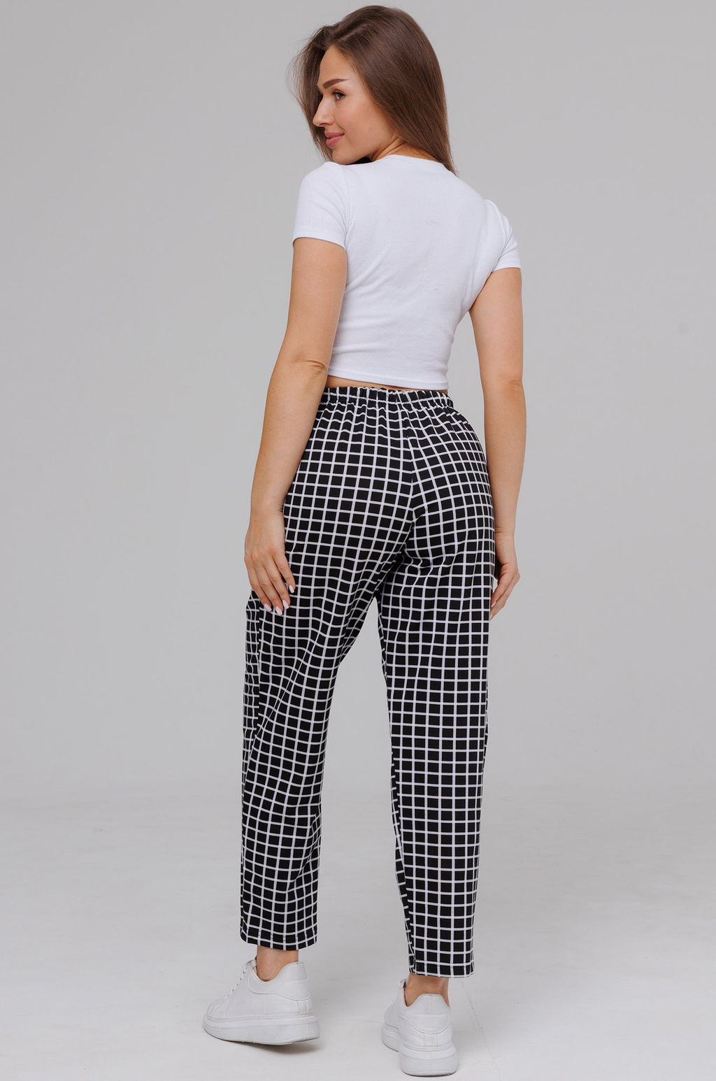 Женские брюки из футера двухнитки