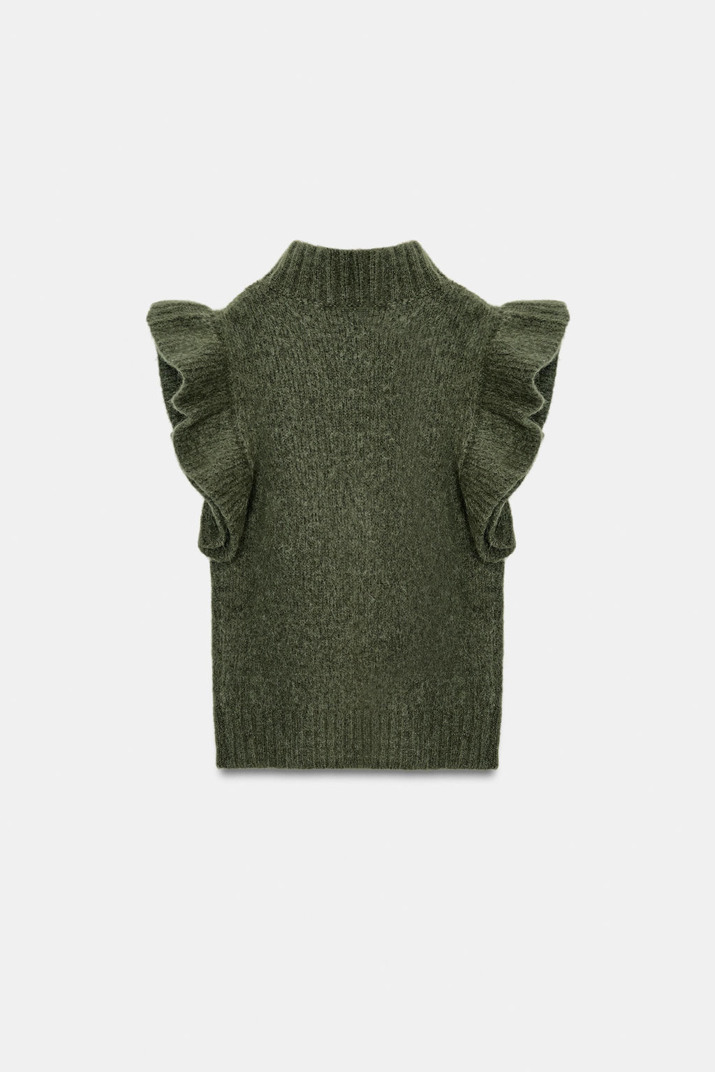 WOOL WAISTCOAT WITH RUFFLES - Zara фото 13