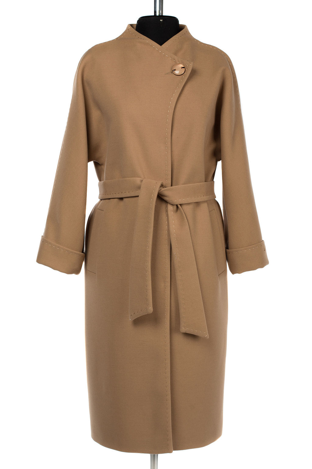 Пальто женское демисезонное (пояс) - El podio фото 8