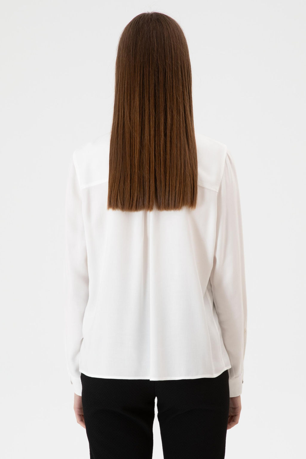 Kad_n Beyaz Uzun Kollu G_mlek Sepette S_rpriz _ndirim - U.s. polo assn фото 5