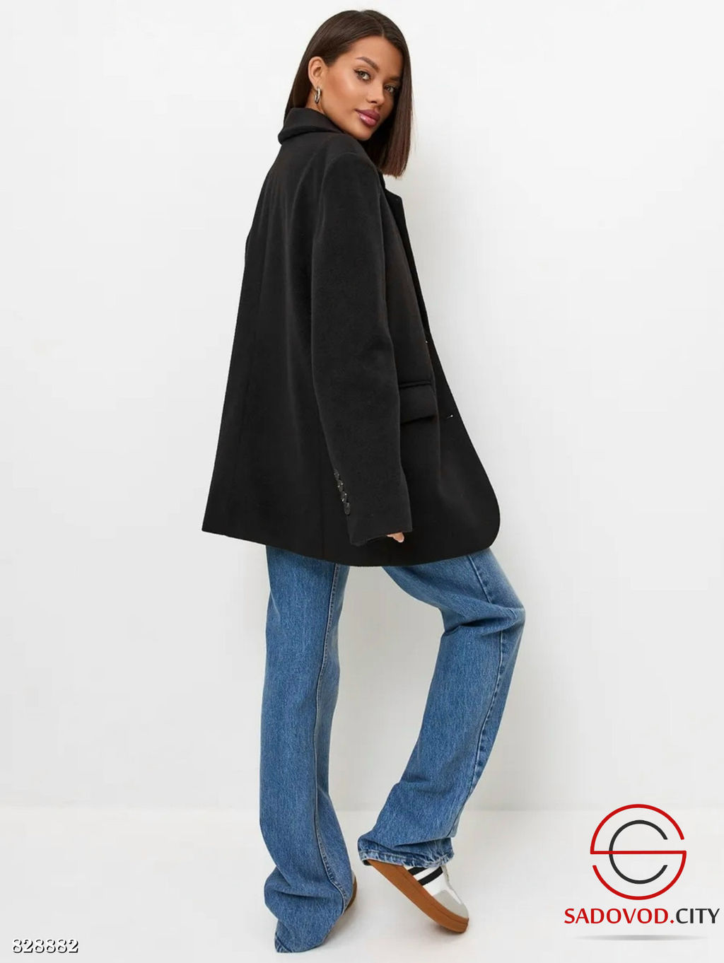 Пиджак пальто на пуговицах