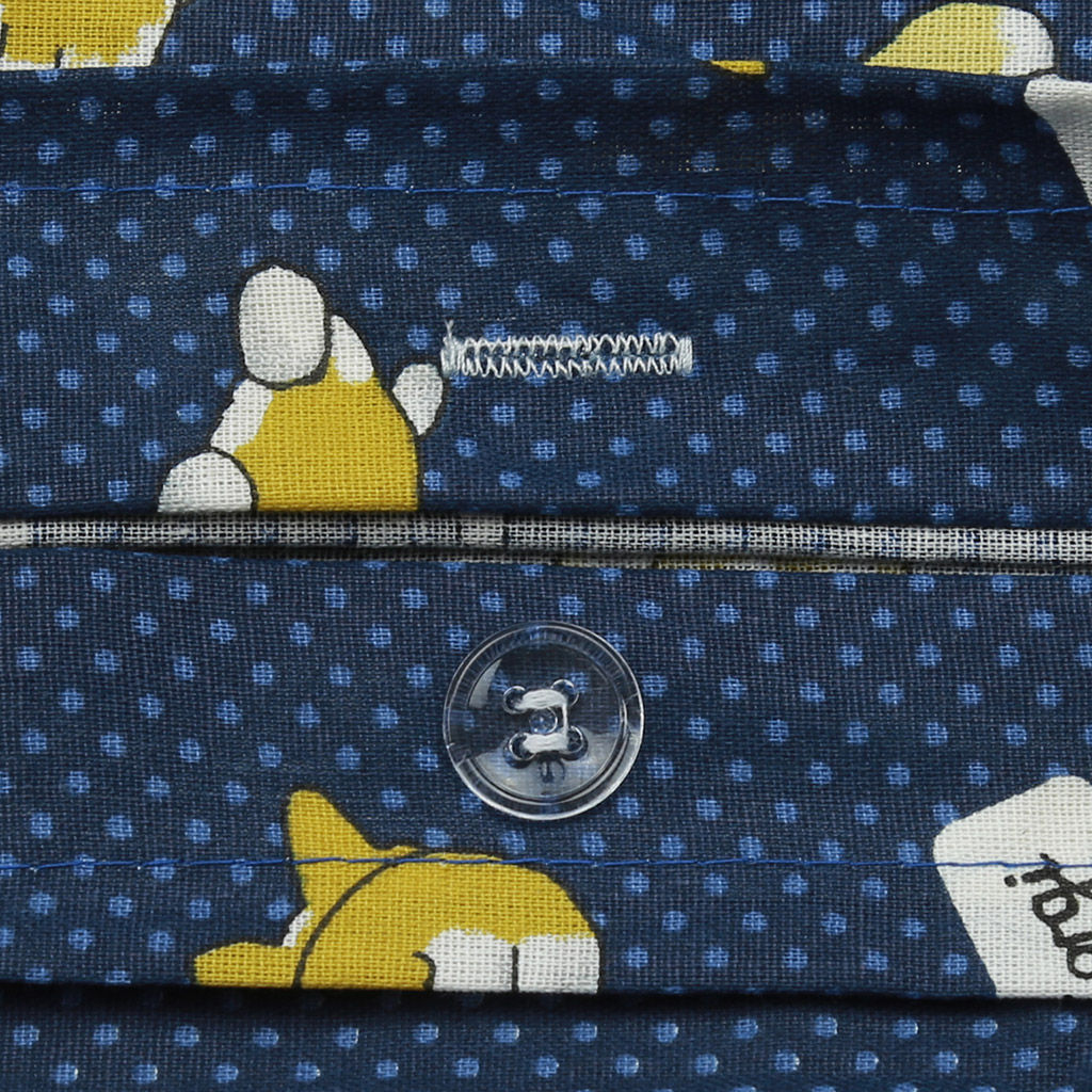 Пододеяльник на пуговицах Евро Макси "Корги" 240х215см, бязь "Комфорт" 121г/м2, хлопок 100%, упаковка "классическая" ПВХ 28х41см, "Домашняя мода" (Россия)