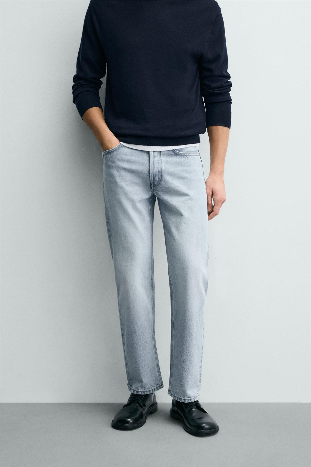 JEANS REGULAR FIT / Azul claro - Zara фото 2