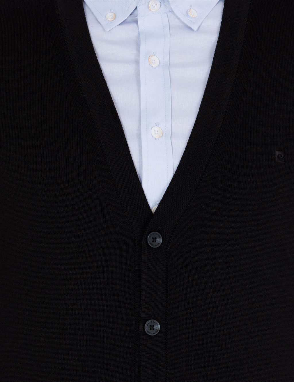 Siyah Slim Fit Basic D__meli Triko H_rka - Pierre cardin фото 6