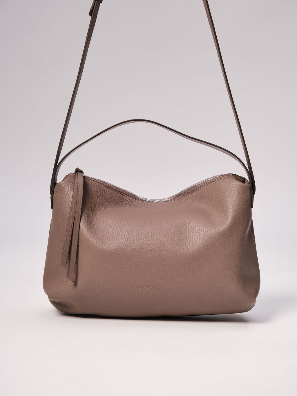 Сумка багет на плечо Deboro 30963 тауп