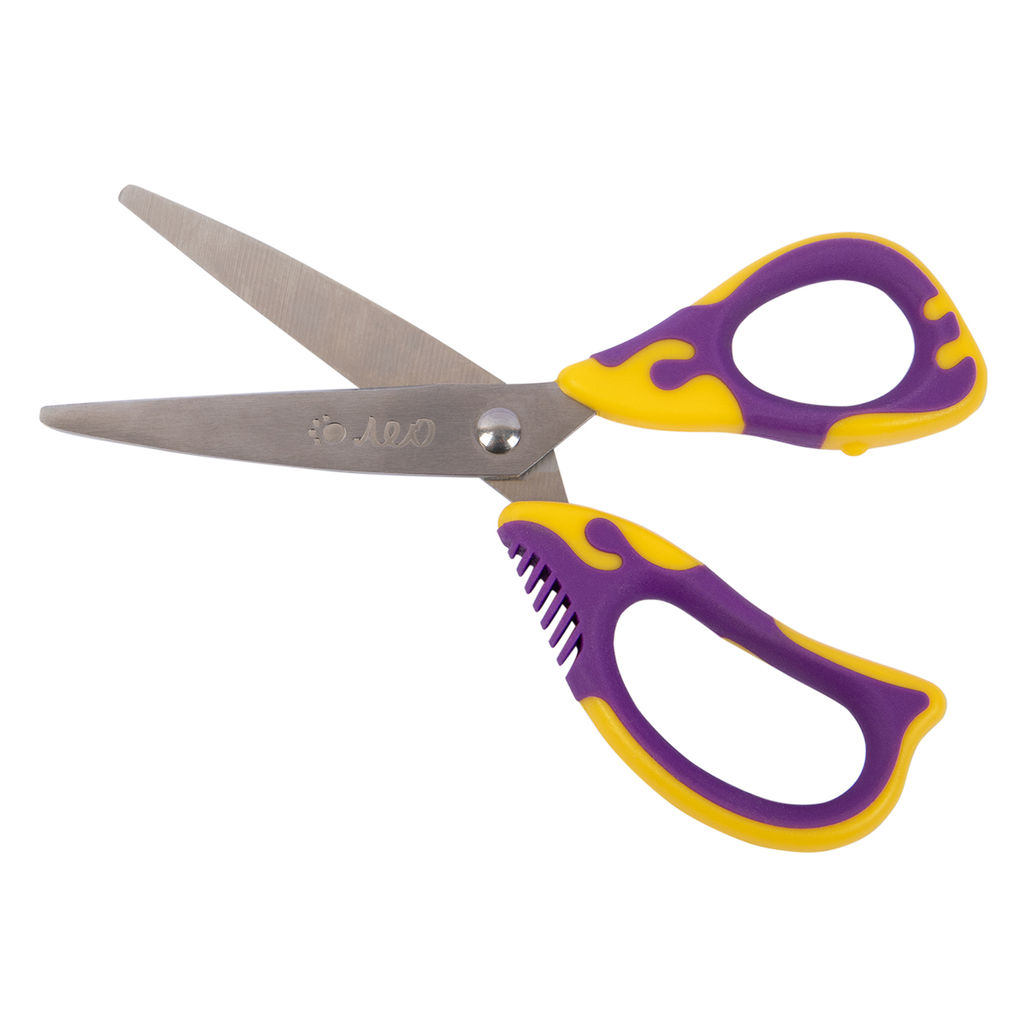 Лео Ножницы детские с эргономичными ручками LPSE-01 130 мм