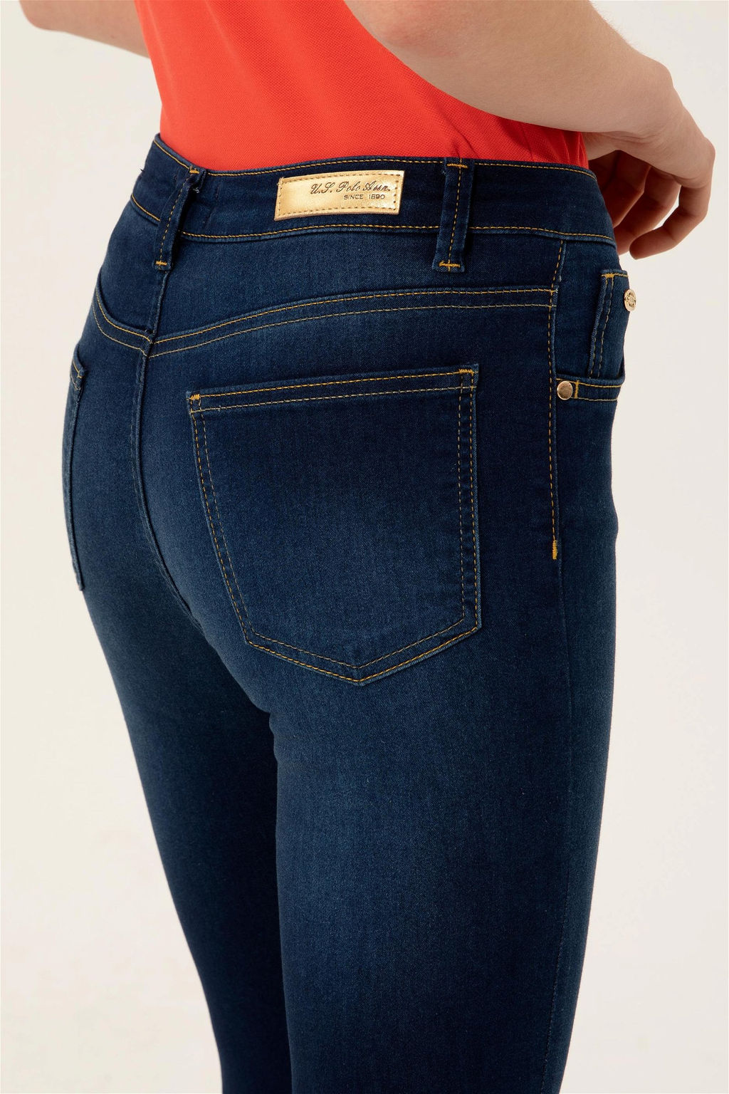 Женские синие джинсовые брюки - U.s. polo assn фото 14