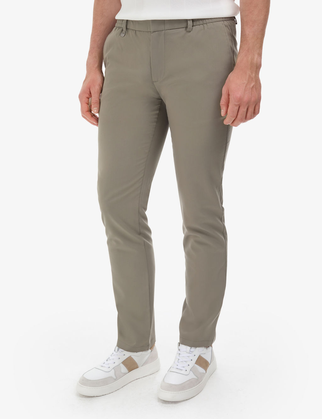 Haki Slim Fit Klasik Jogger Pantolon
