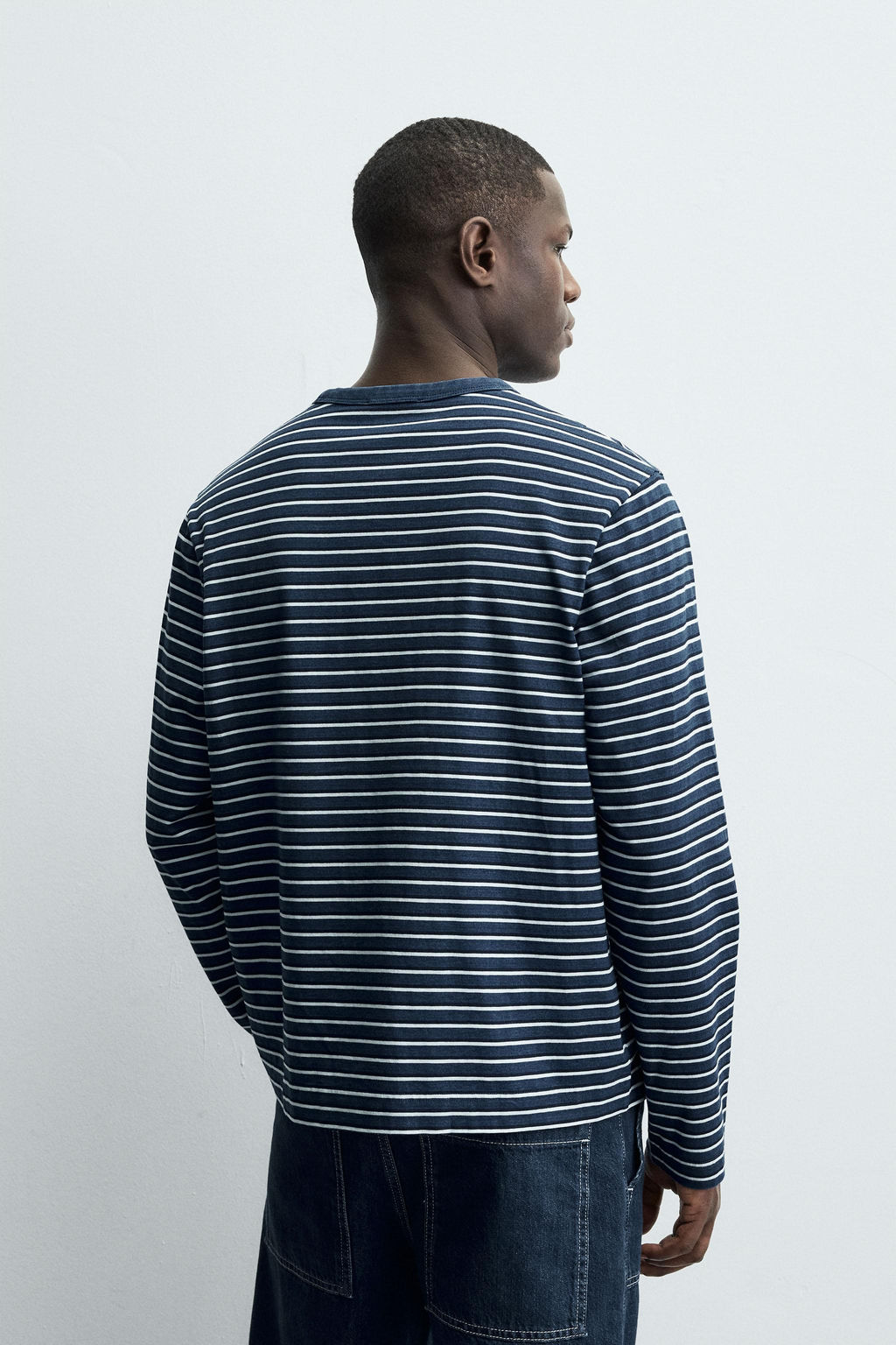 JACQUARD STRIPE T-SHIRT - Zara фото 3