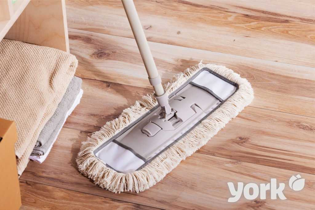 Швабра ЭКО Натурал с плоским мопом, арт. 081670 - Полимербыт фото 2