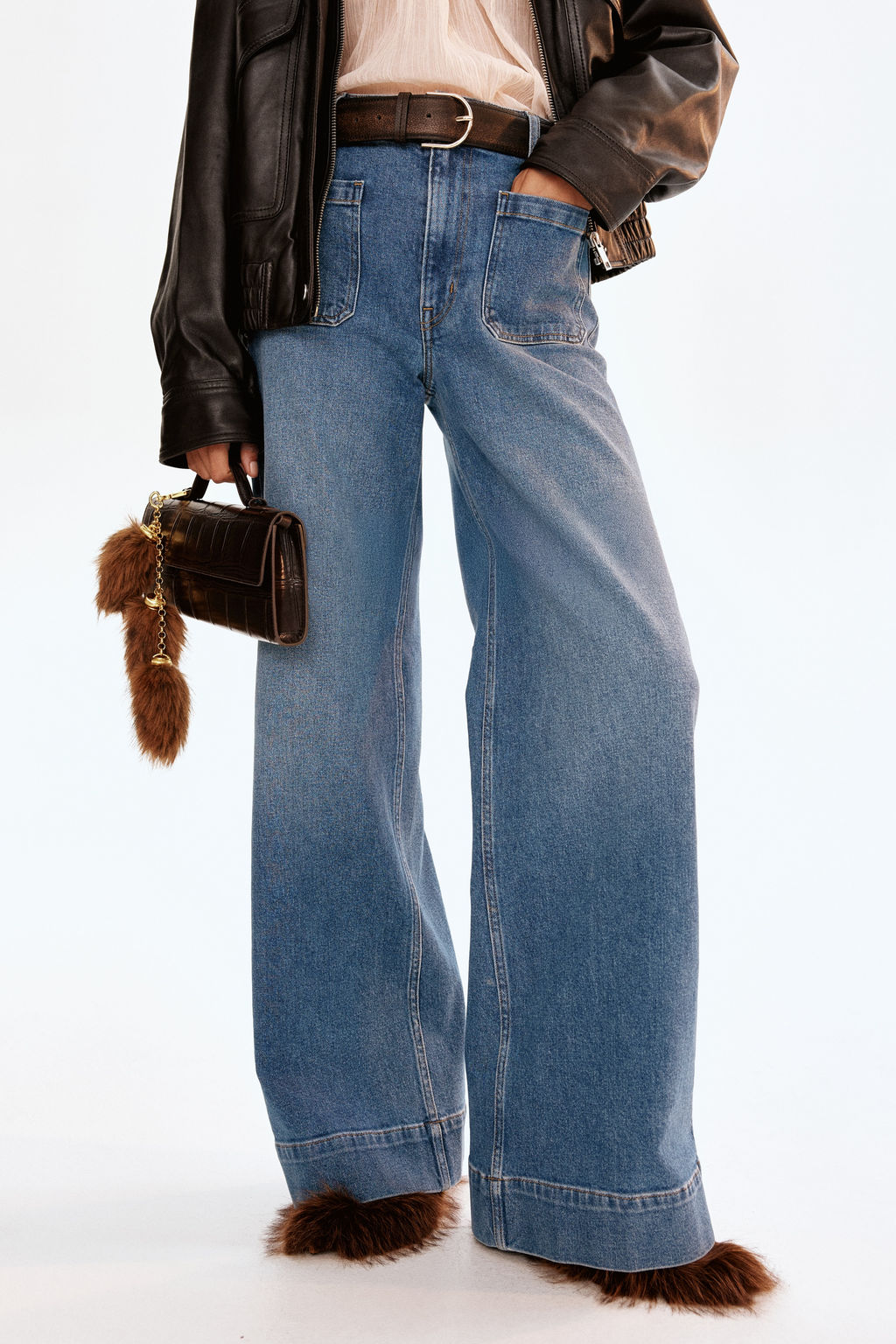 Wide High Jeans - H&m фото 10