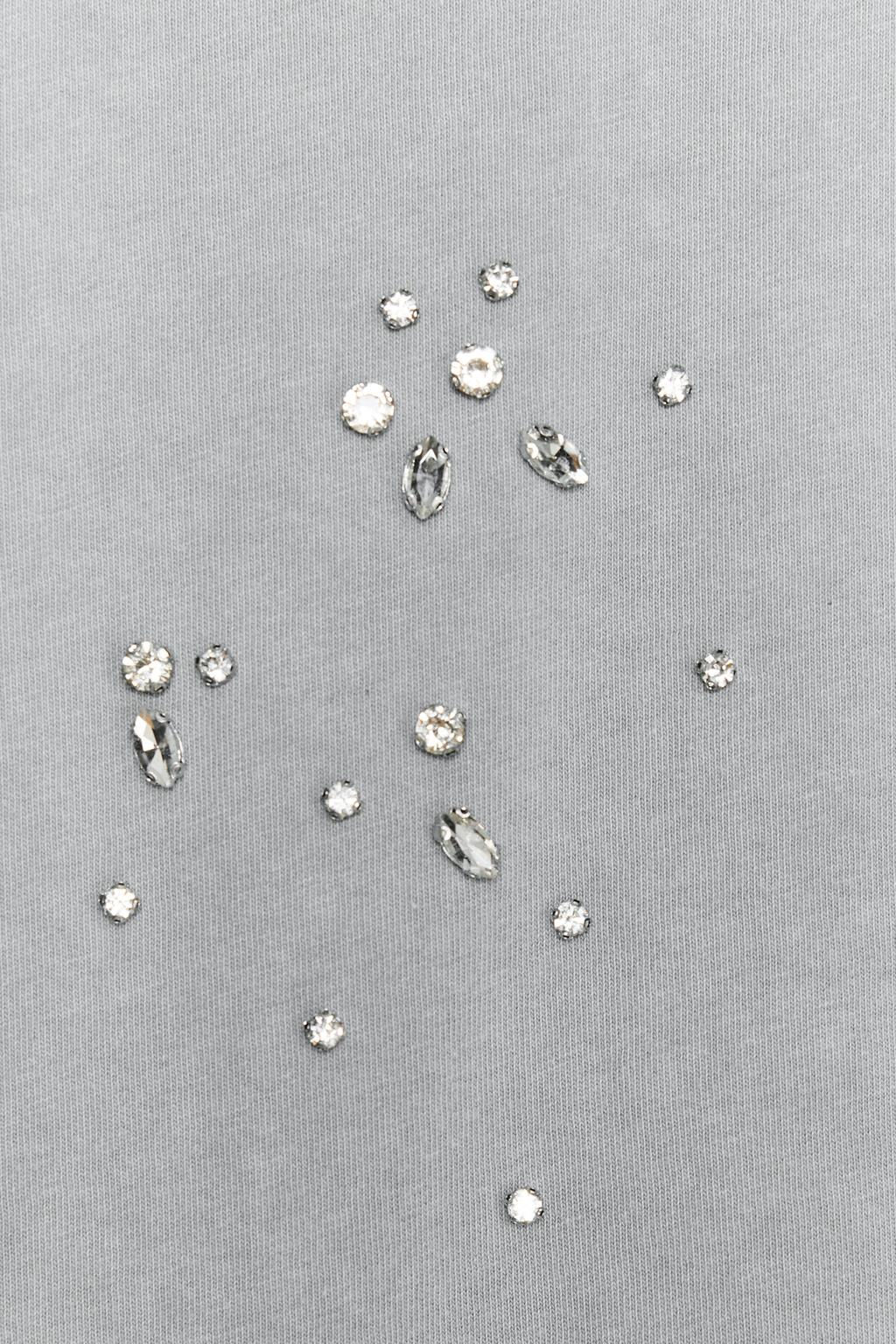 JEWEL FADED-EFFECT T-SHIRT - Zara фото 7