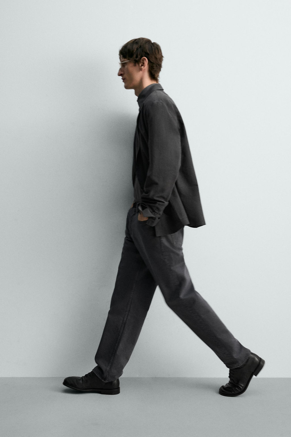 JEANS STRAIGHT FIT LIMITED EDITION / Azul / Gris - Zara фото 6