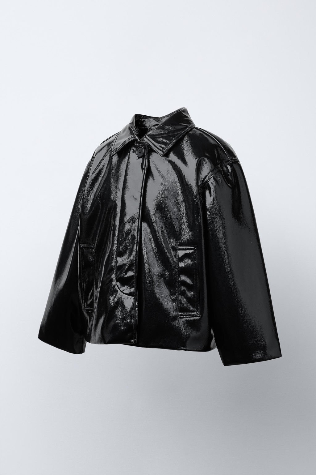 LEATHER EFFECT JACKET - Zara фото 2