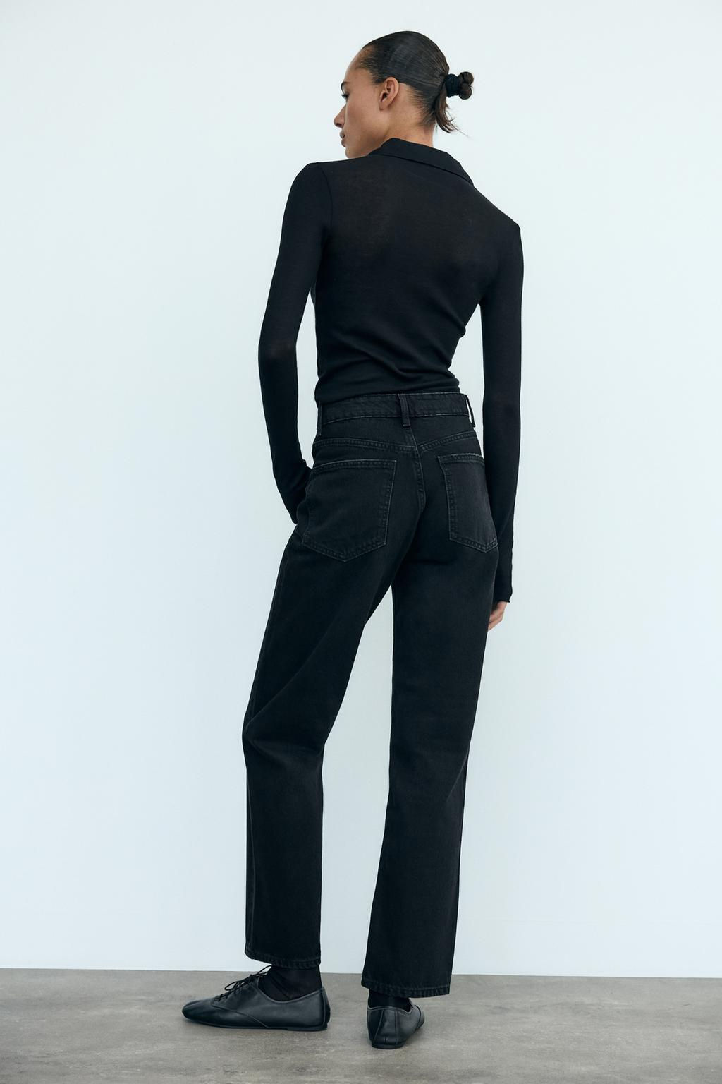 TRF MOM FIT HIGH-WAIST JEANS - Zara фото 16