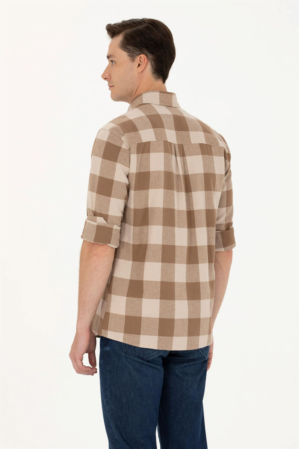 Мужская рубашка Lumberjack кокосового цвета - U.s. polo assn фото 5