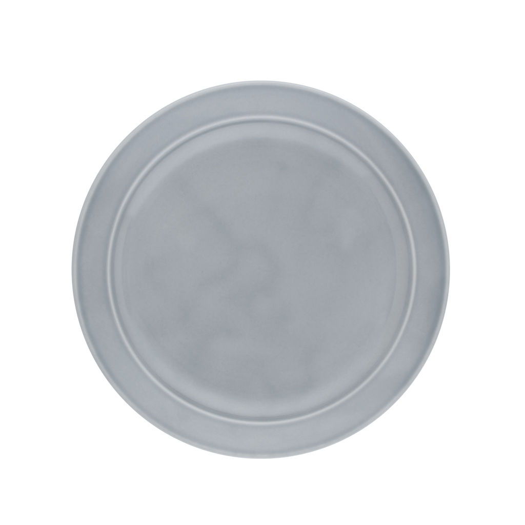 50811 GIPFEL Тарелка мелкая PRINCESSE 22см. Цвет: светло-серый. Материал: фарфор  фото 2