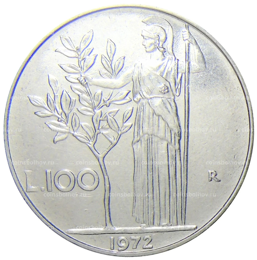 100 лир 1972 года Италия