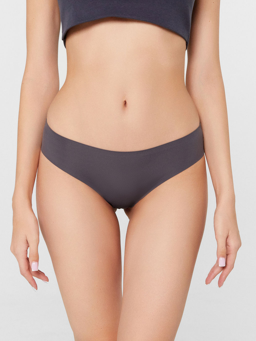 Цена за 2 штуки! Трусы-слипы женские графитовые графитовый 412749 - Mark formelle фото 2