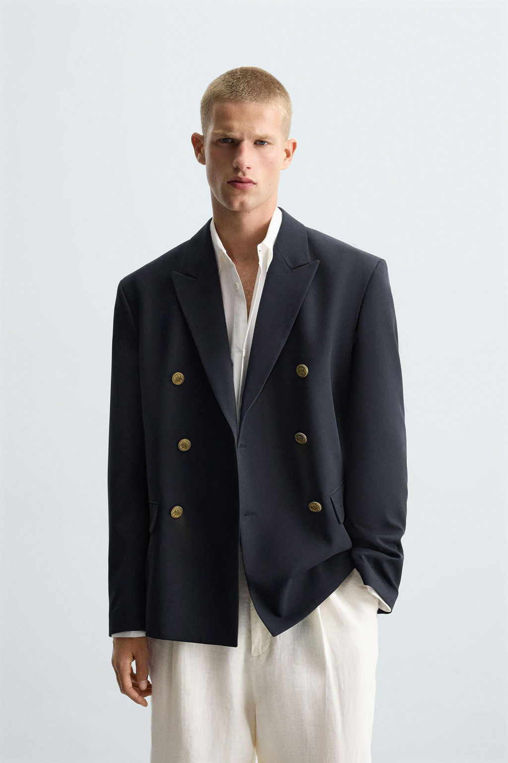 DOUBLE-BREASTED BLAZER - Zara фото 2