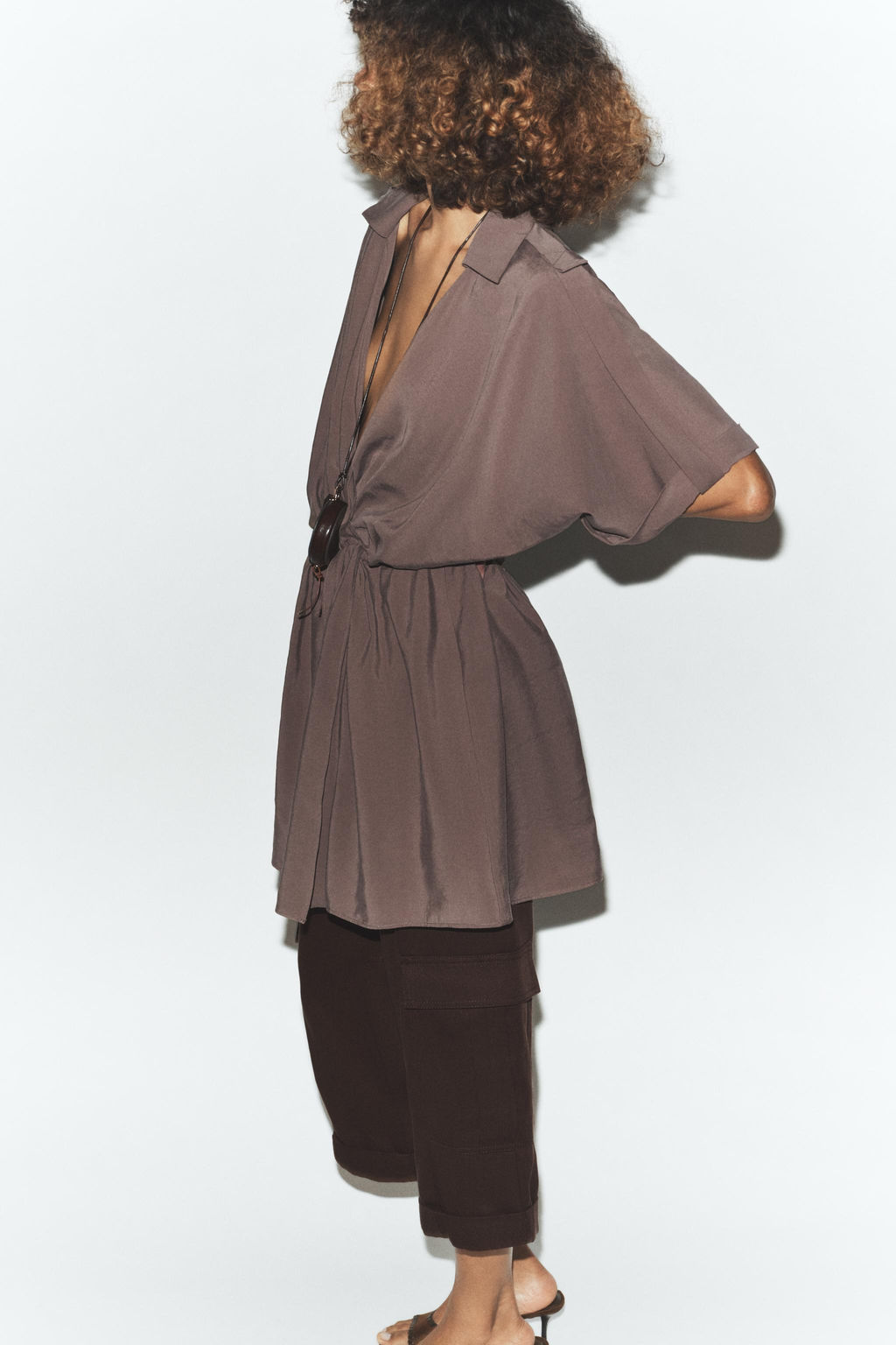 SHORT WRAP DRESS - Zara фото 3