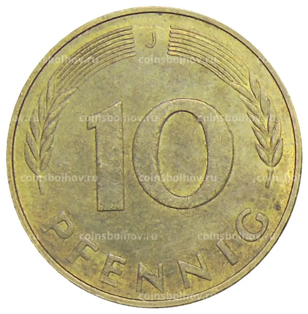 10 пфеннигов 1979 года J Германия