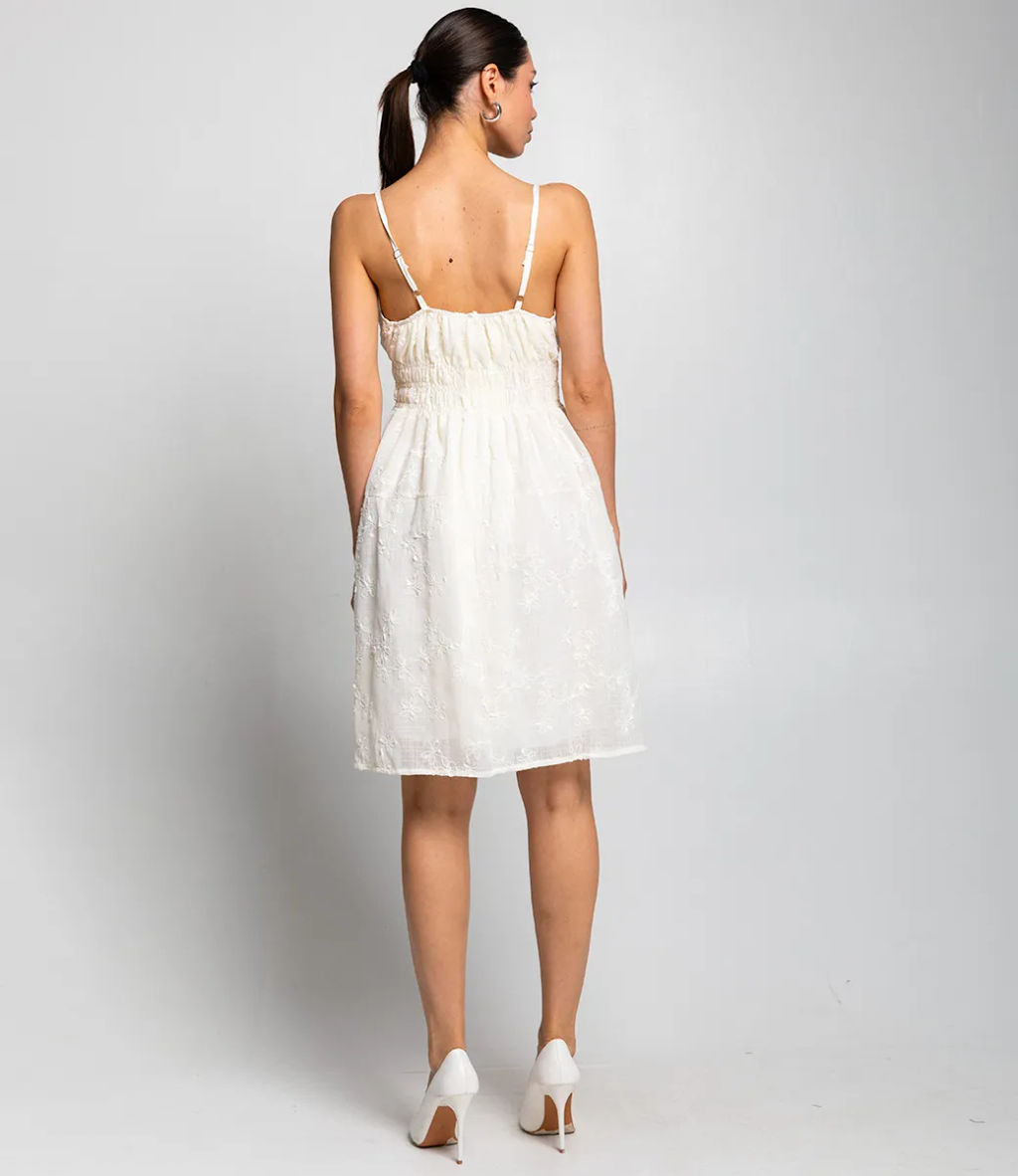 Сарафан #КТ717, кремовый