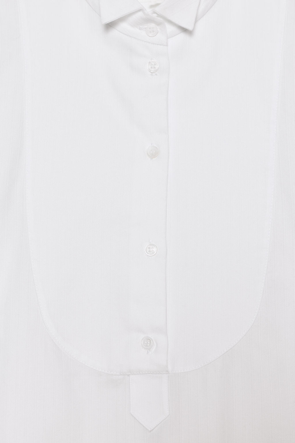 ZW COLLECTION POPLIN SHIRT WITH BIB DETAIL - Zara фото 6