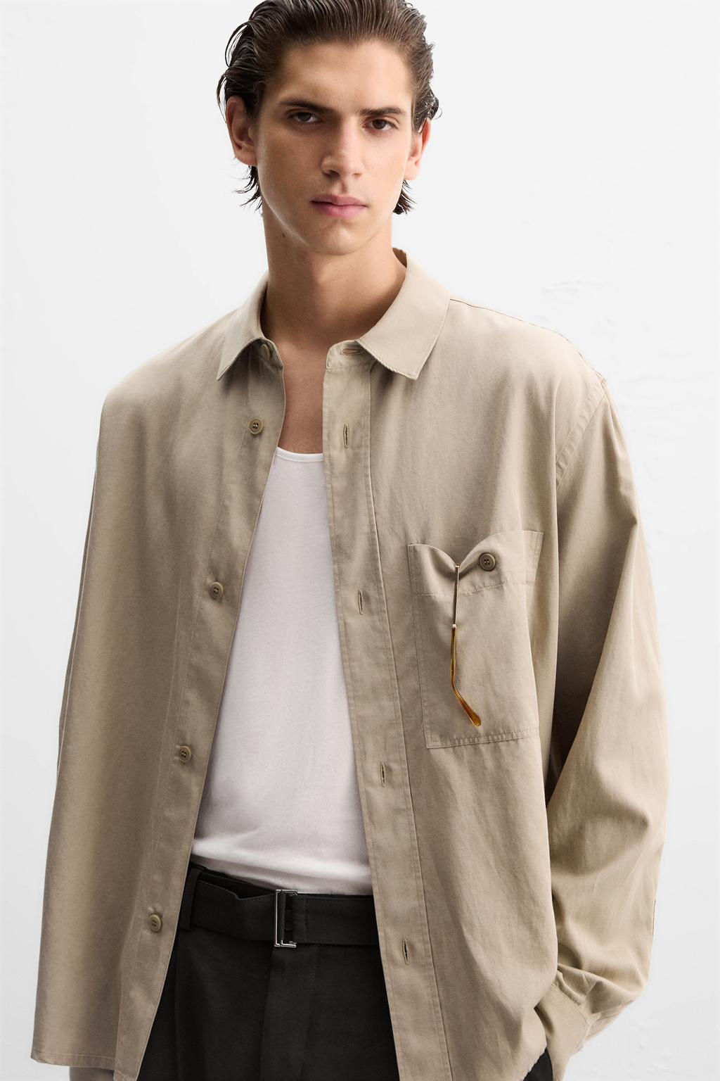 PLEATED TROUSERS WITH BELT - Zara фото 5