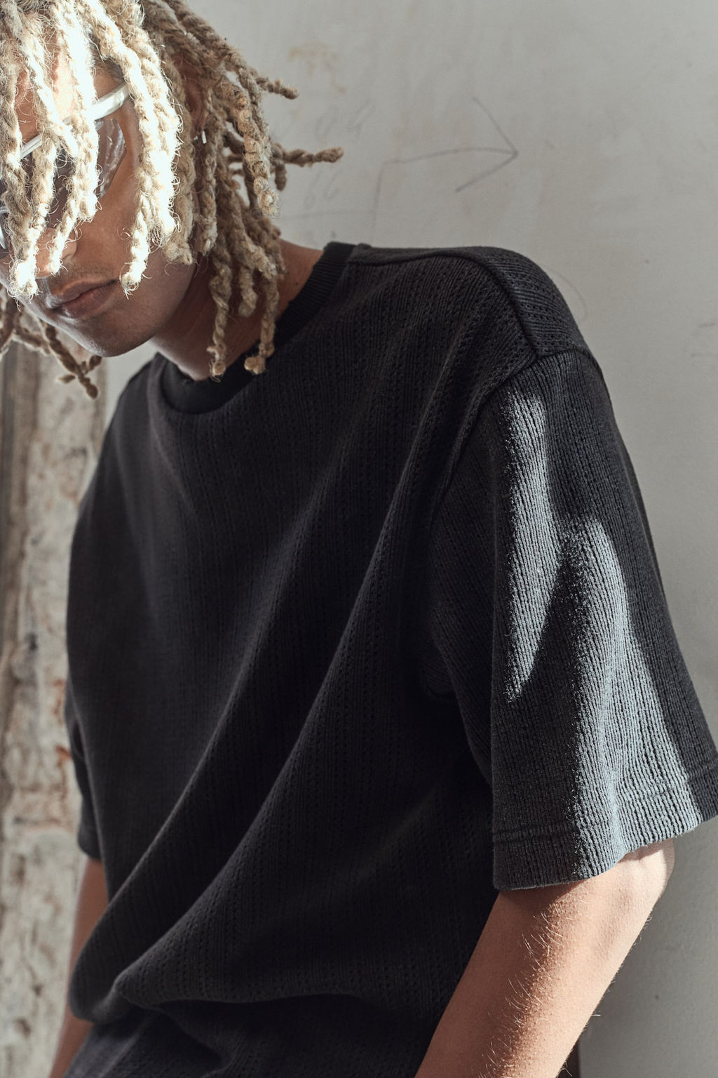 Camiseta en punto pointelle Boxy Fit - H&m фото 4