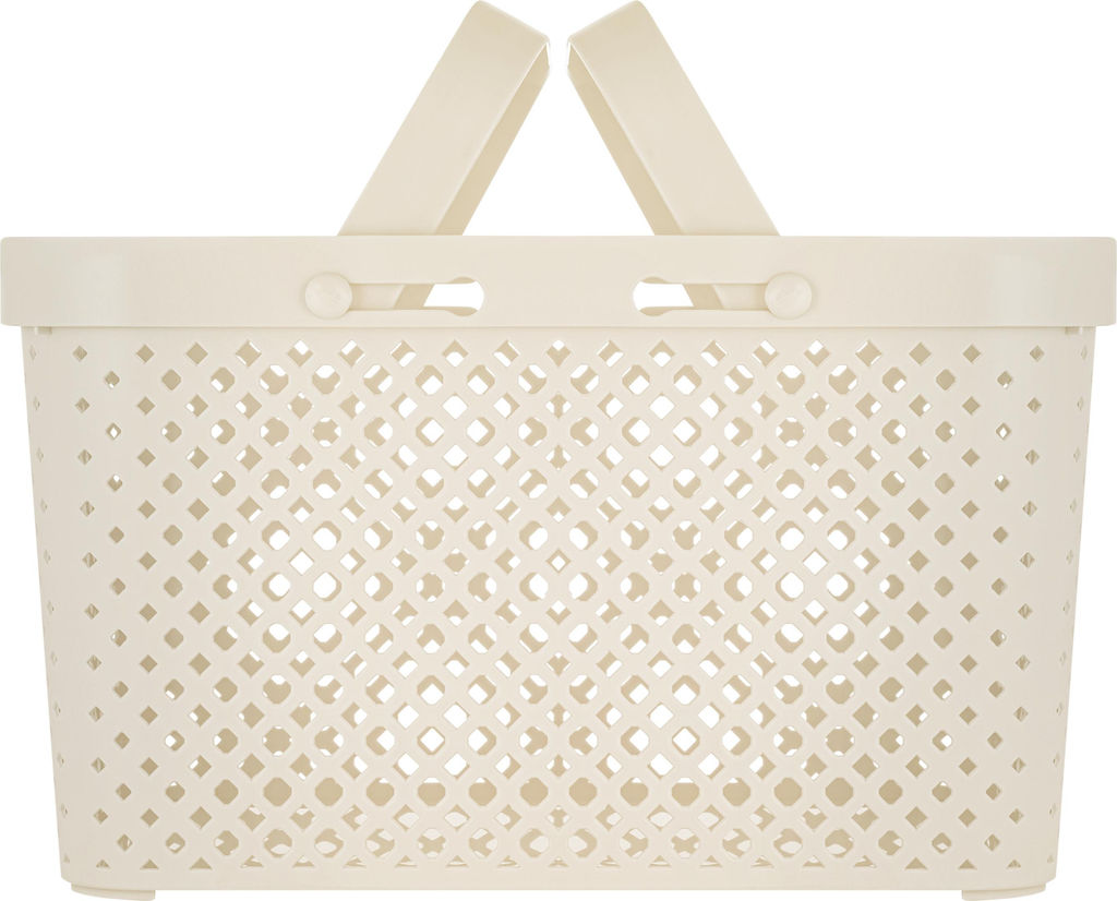 Корзина для хранения с ручками Plast Team STOCKHOLM 15л молочный туман РТ500310048,,