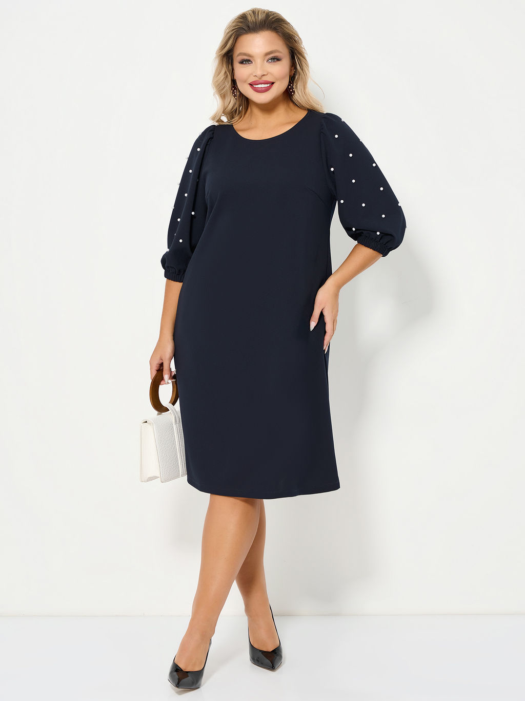 Платье 0218-2 чёрный кварц - Dora фото 28