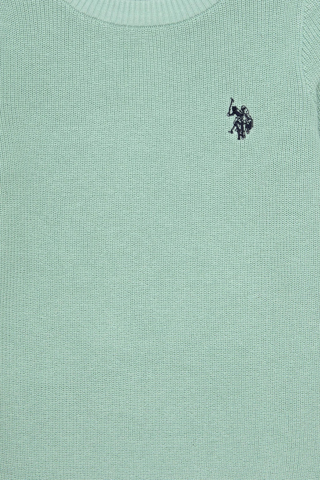 Базовый свитер водно-зеленого цвета для девочек Неожиданная скидка в корзине - U.s. polo assn фото 3