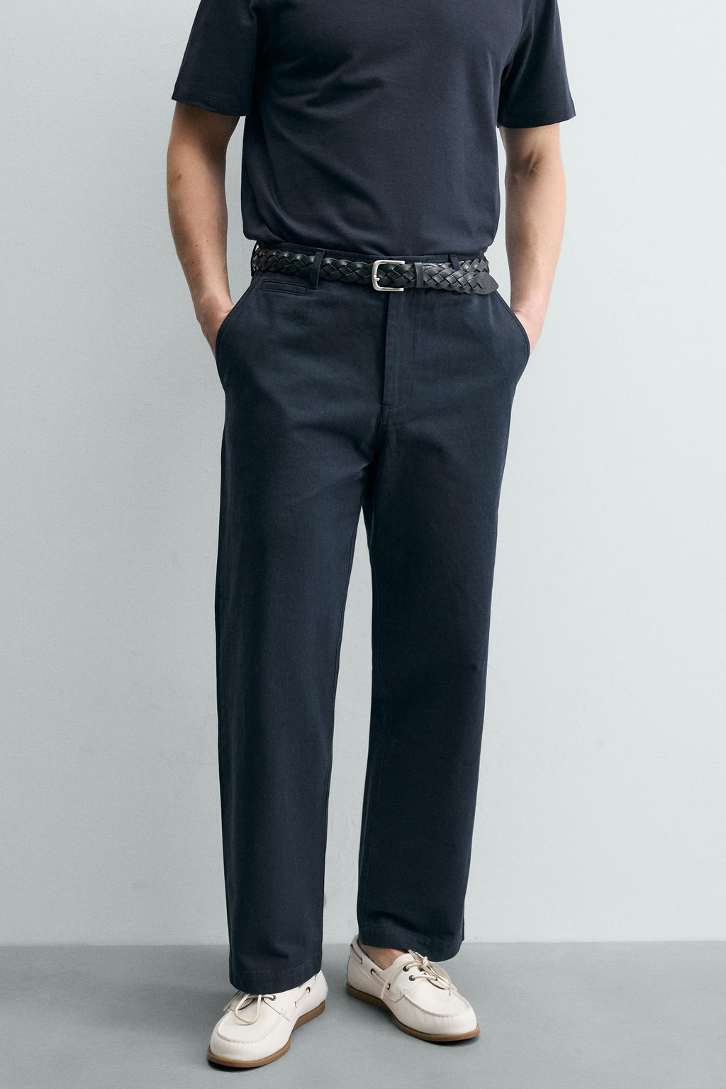 PANTAL?N CHINO STRAIGHT FIT / Marino - Zara фото 2